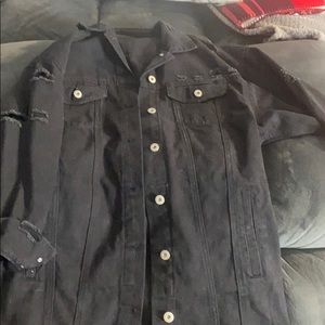 Moving SALE- never worn oversized jean jacket